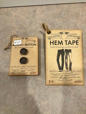 Adjust-a-Button and Hem Tap Clothing Resizing Tools